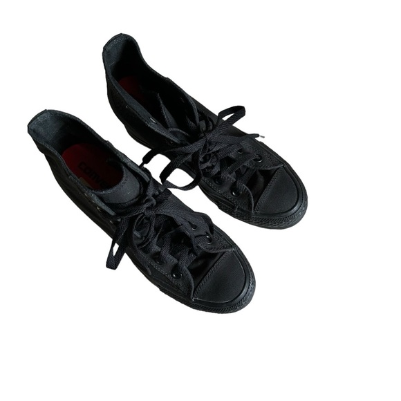 SOLD Converse Chuck Taylor Platform Hidden Heel Wedge Sneakers Black Size US 8 - Picture 5 of 10